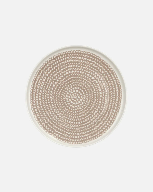 Marimekko Siirtolapuutarha Lautanen, beige 20cm