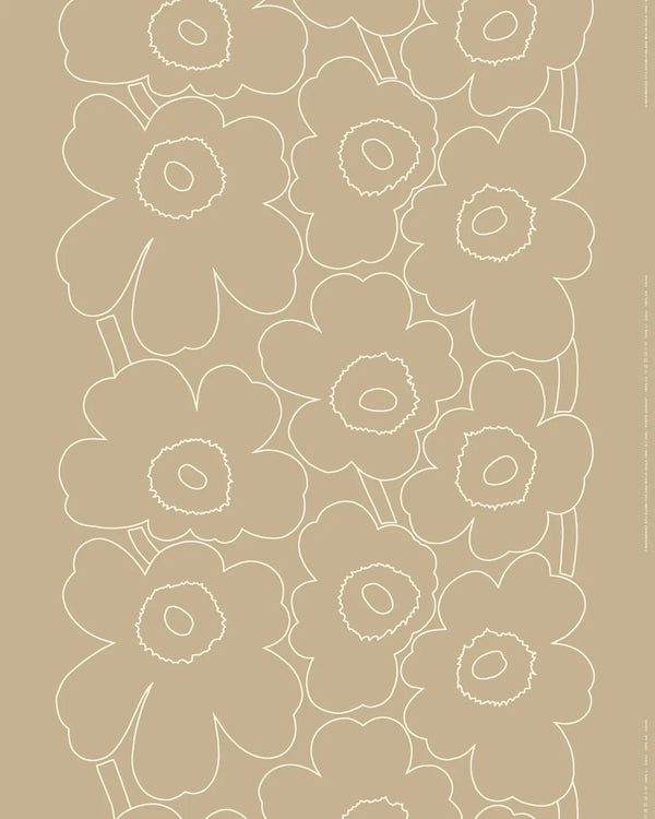Marimekko Piirto Unikko pellavakangas 810