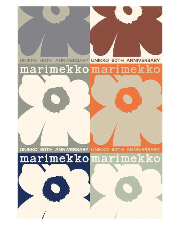 Marimekko Unikko 60Th Anniversary Juliste 70x100 Cm