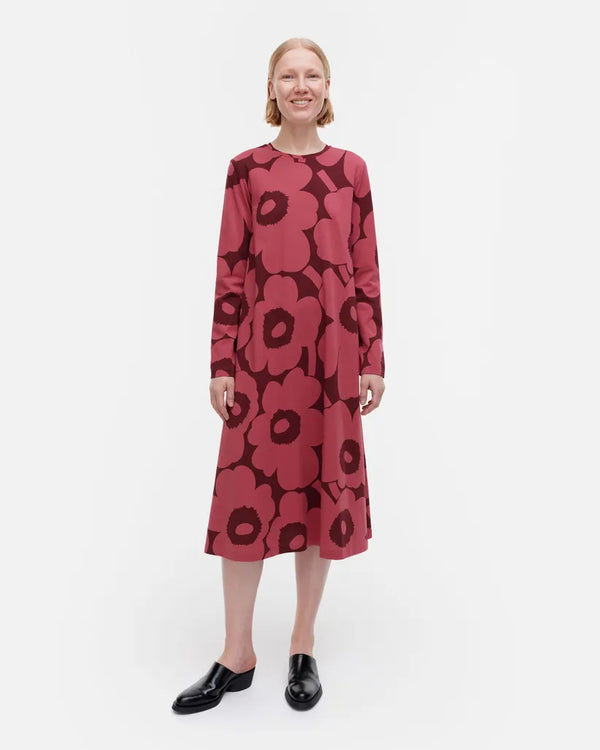 Marimekko Lehtokielo Unikko trikoomekko 303