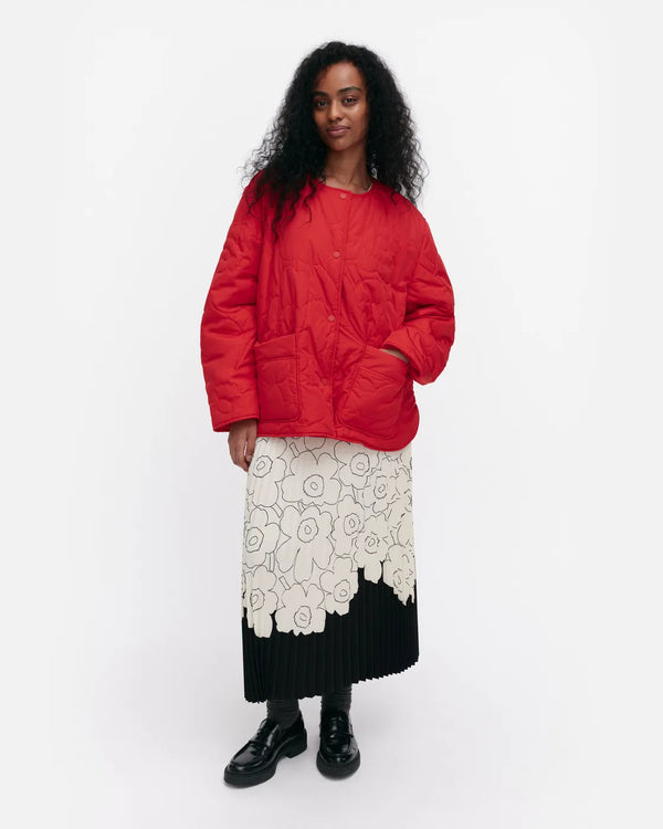 Marimekko Kapseli Piirto Unikko kevyttoppatakki 333