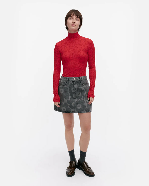 Marimekko Maridenim Ruudut Unikko hame
