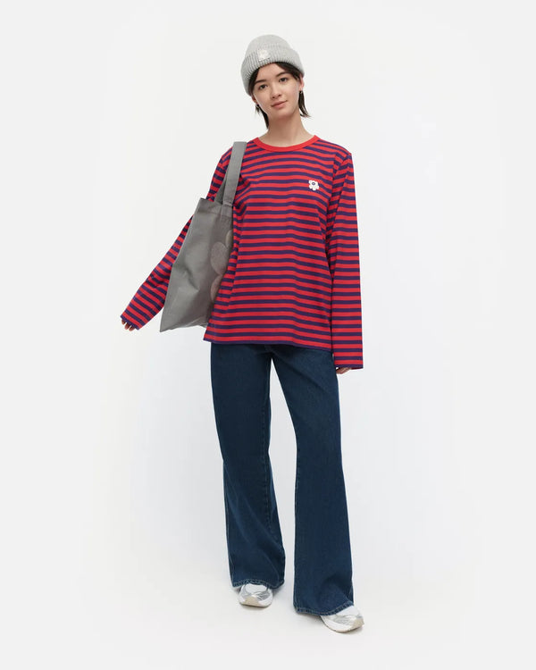 Marimekko Tasaraita Unisex Unikko Kioski trikoopaita 898