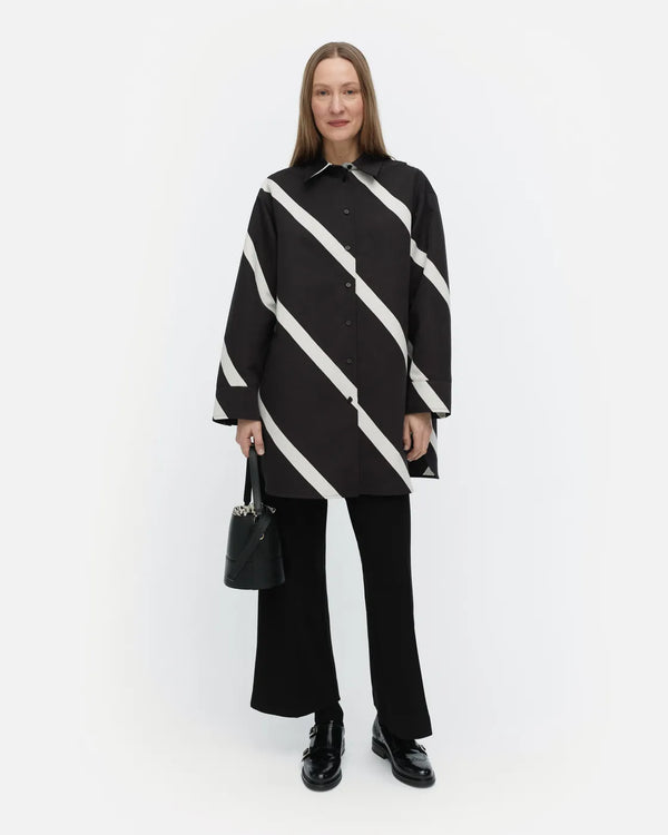 Marimekko Heitto Basso Puuvilla-pellavapaita