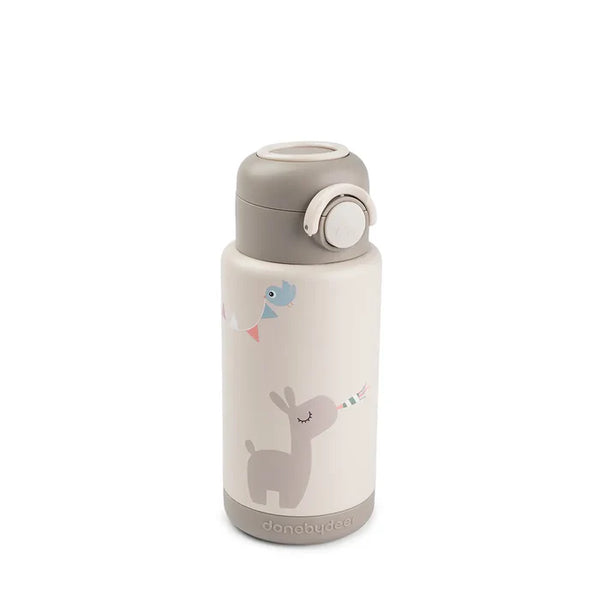 Done By Deer Insulated bottle - Celebration - Sand - 340 ml