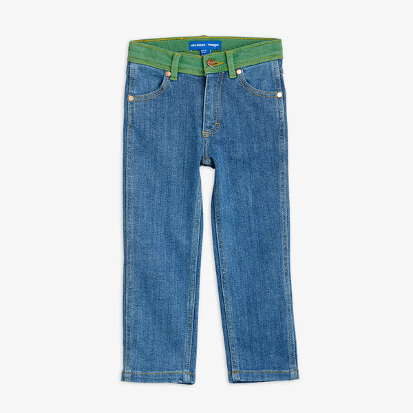 Mini Rodini X Wrangler Straight denim jeans