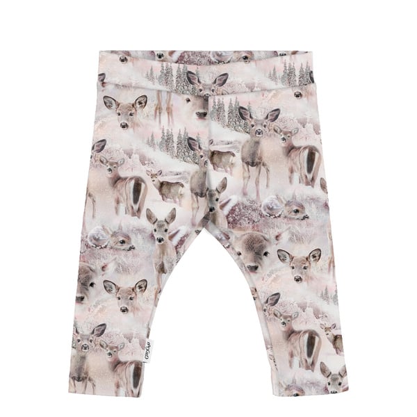 GUGGUU Baby print leggings Pinkdeer