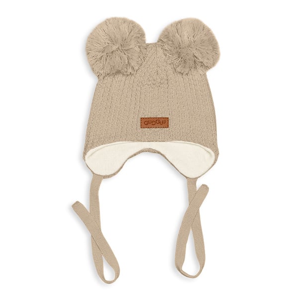 GUGGUU Merino Baby Beanie Soft beige