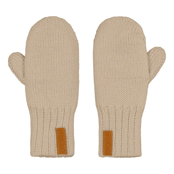 Gugguu Merino Mittens Soft beige