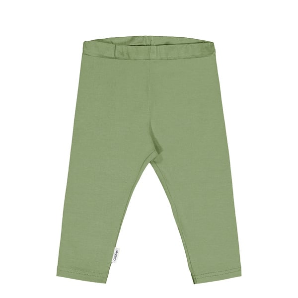 GUGGUU Baby Leggings, Tractor olive