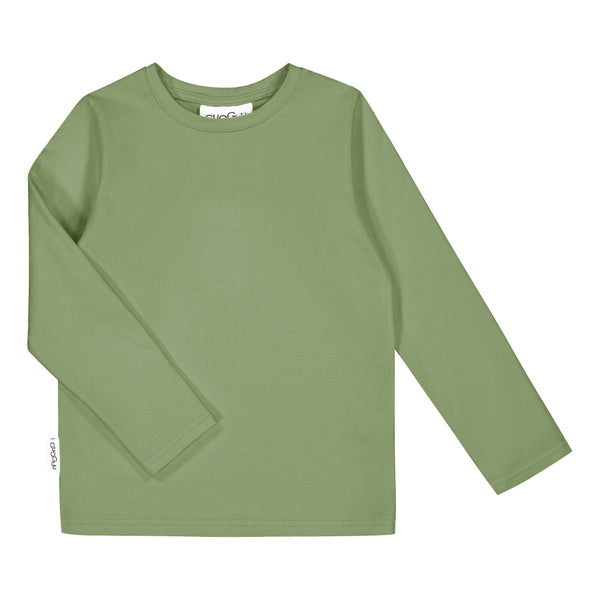 GUGGUU Long Relax Shirt, Tractor Olive