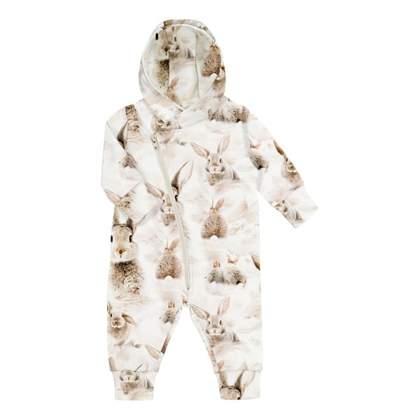 GUGGUU Baby Print Jumpsuit, Bunnybed