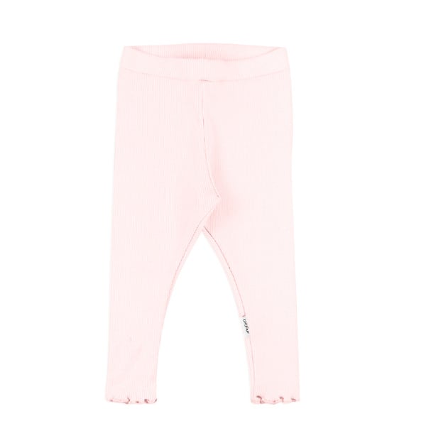 GUGGUU Baby Rib Leggings, Rose glow
