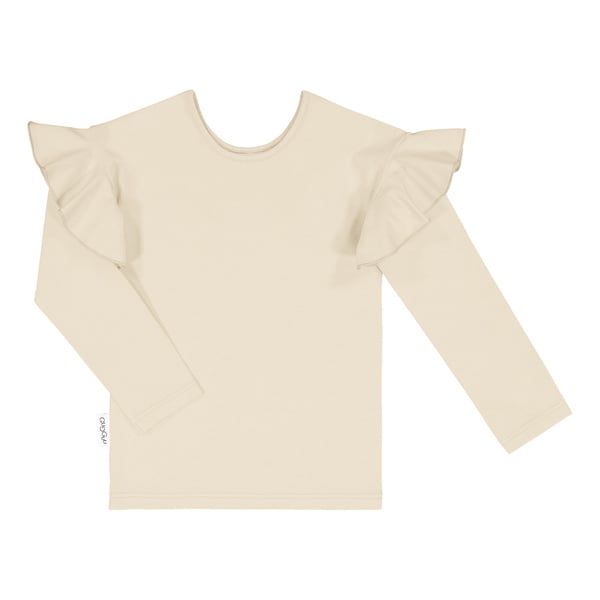 GUGGUU Frilla shirt, Beige glow