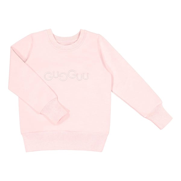 GUGGUU Logo Sweatshirt, Rose glow
