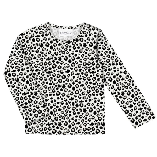 GUGGUU Print Relax Shirt, Beigeleo