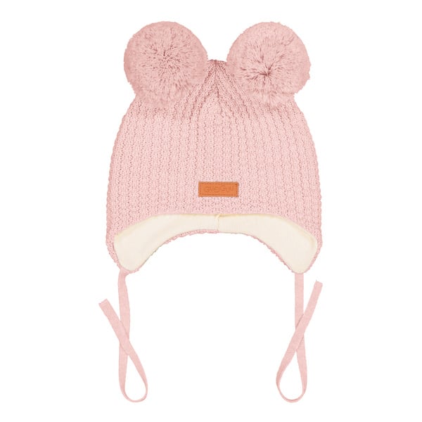 GUGGUU Merino Baby Beanie Starlet Pink