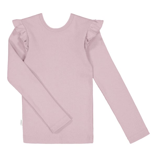 GUGGUU Classic Rib Frilla Shirt, Lavender Haze