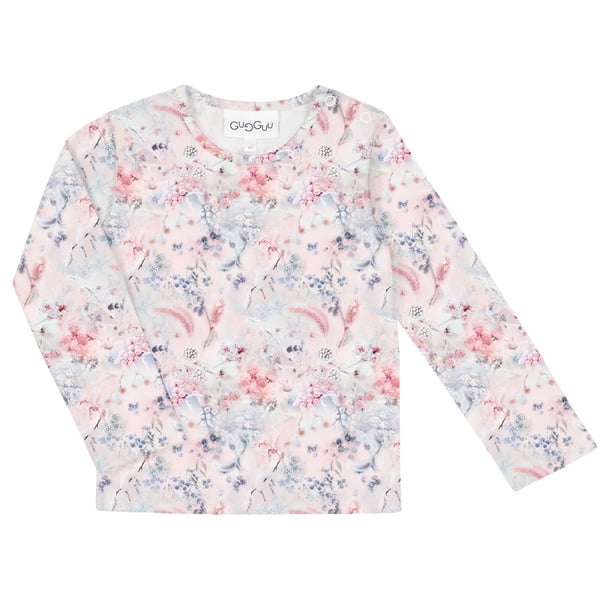 GUGGUU Print Relax Shirt, Snowberry