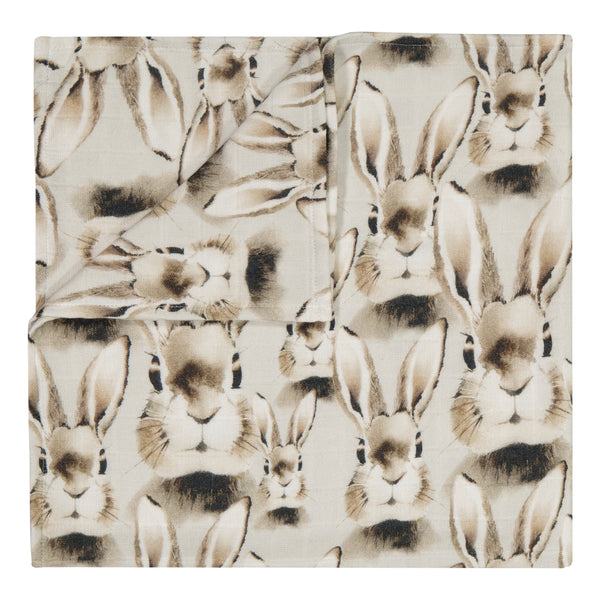 Metsola BUNNY GREY muslin cloth