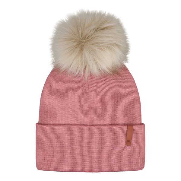 Metsola Crystal beanie Merinovilla Rosy