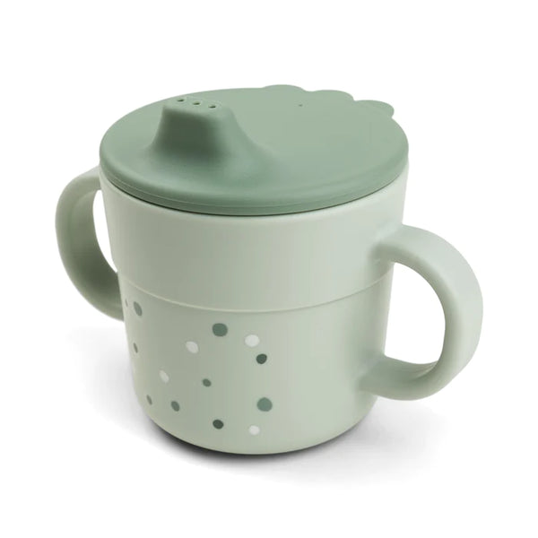 Done by deer Foodie spout cup, Happy dots green