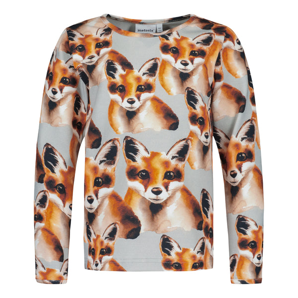 Metsola FOX SHIRT LS CLOUDY