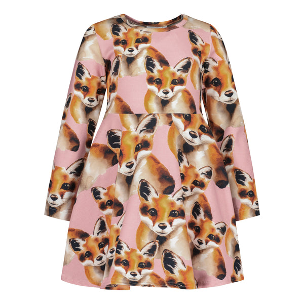 Metsola FOX DRESS LS ROSY