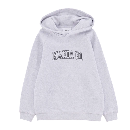 Makia Northern Hooded Sweatshirt, Light grey