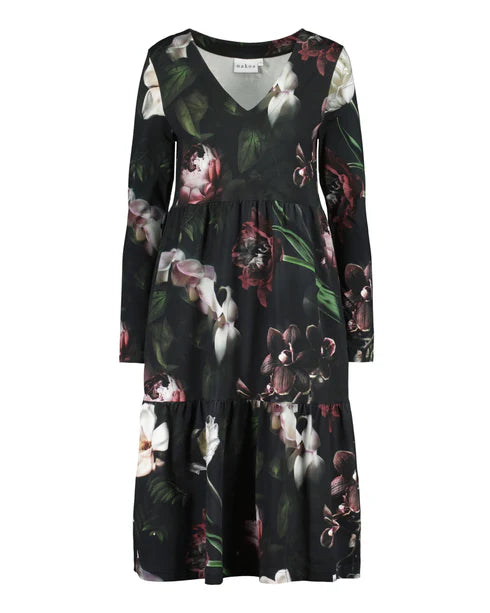 Nakoa Amélie Dress kerrosmekko, Noir