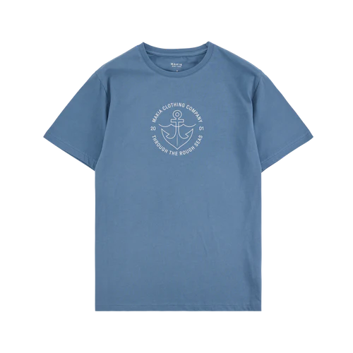 Makia Kids’ Hook T-shirt ocean blue