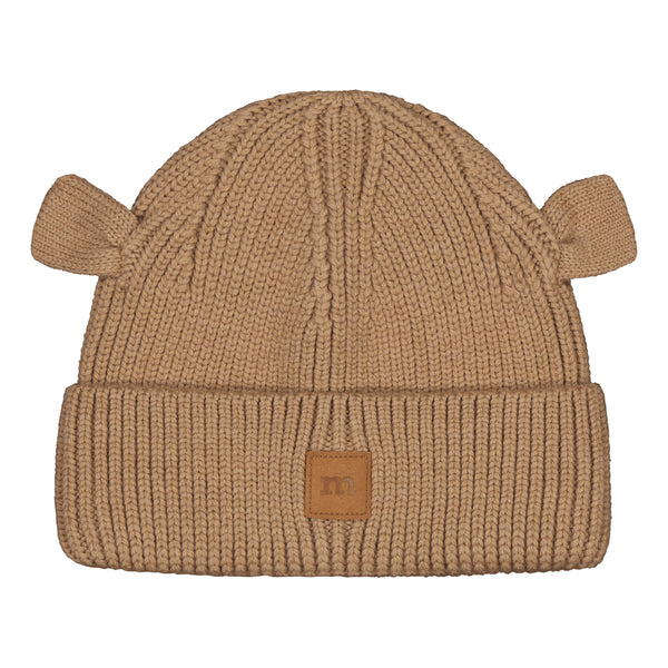 Metsola BEAR KNIT BEANIE -MERINOVILLAPIPO | PEANUT BUTTER