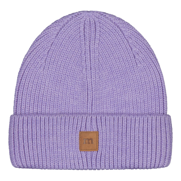 Metsola MERINO KNITTED BEANIE -MERINOVILLAPIPO | ICY LILAC