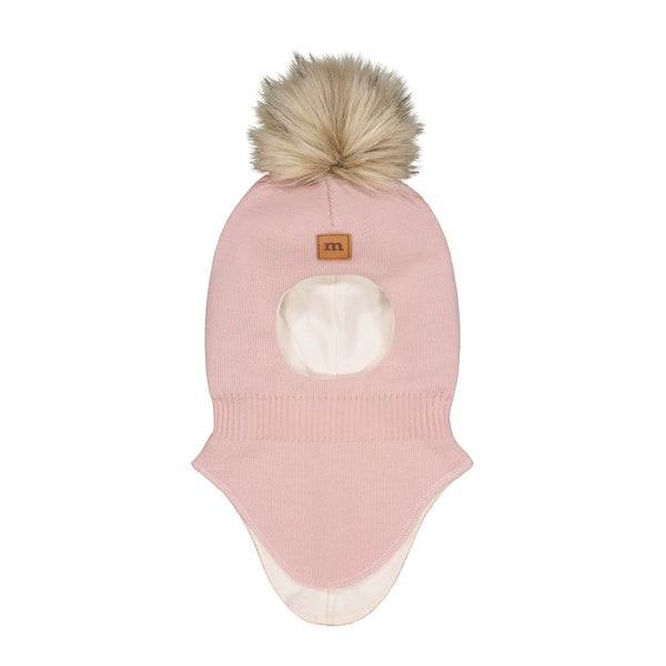 Metsola MERINO FUR POM POM HELMET -KYPÄRÄMYSSY | HEARTY PINK