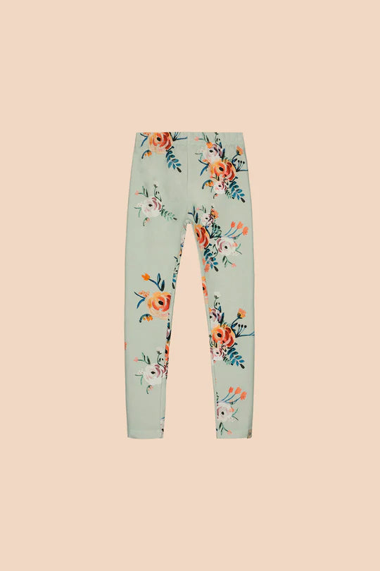 Kaiko Leggings, Jade Bloom