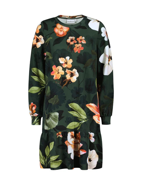 Nakoa Poppy Dress Olive siesta
