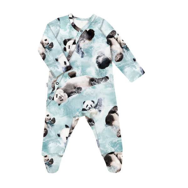 GUGGUU Baby print full bodysuit, Panda
