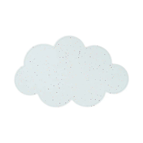 Done by deer Silicone placemat - Confetti - Blue