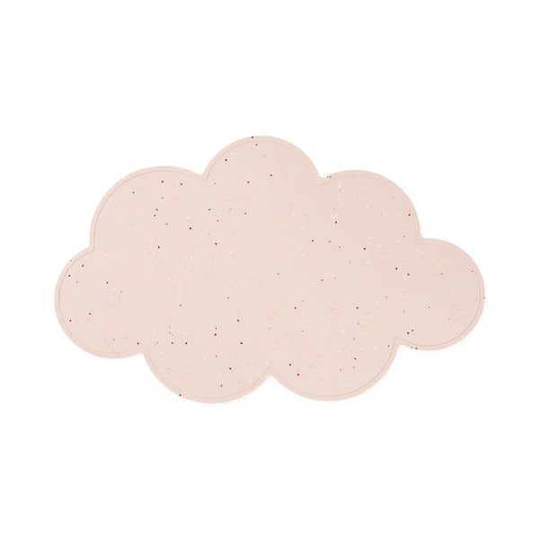 Done by deer Silicone placemat - Confetti - Powder