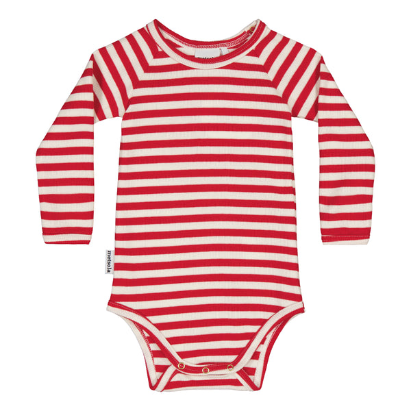 Metsola STRIPED RIB-BODY | POPPY CREAMY