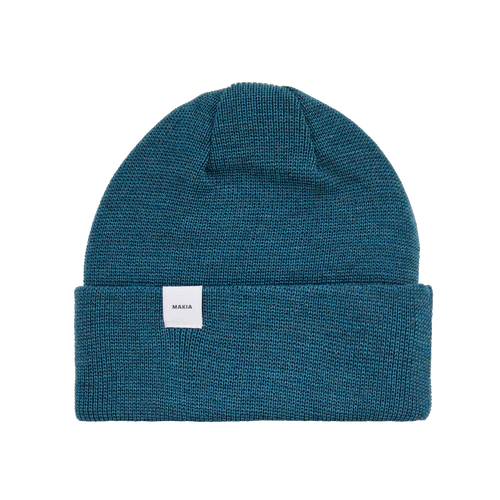 Makia Merino Thin Cap Ocean blue