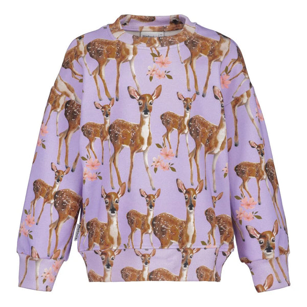 Metsola CUTE BAMBI OVERSIZE -COLLEGEPAITA | ICY LILAC