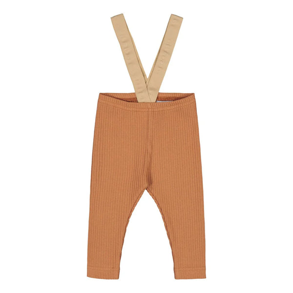 Metsola RIBBED BRACE PANTS PEANUT