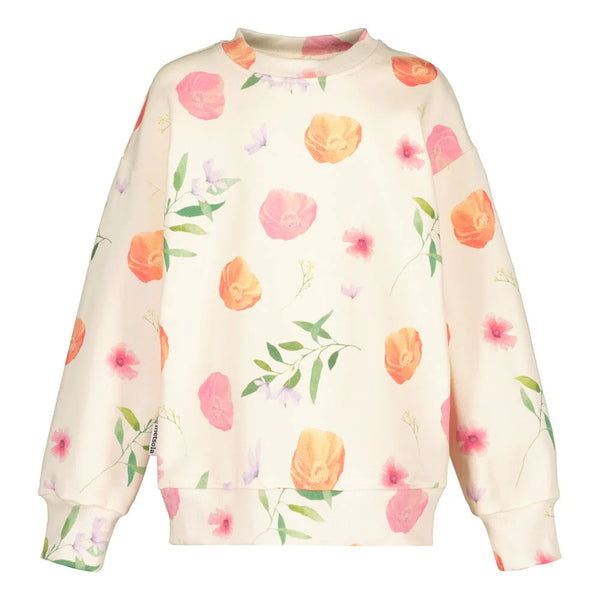 Metsola LOVELY OVERSIZE SWEATER -COLLEGEPAITA | VANILLA