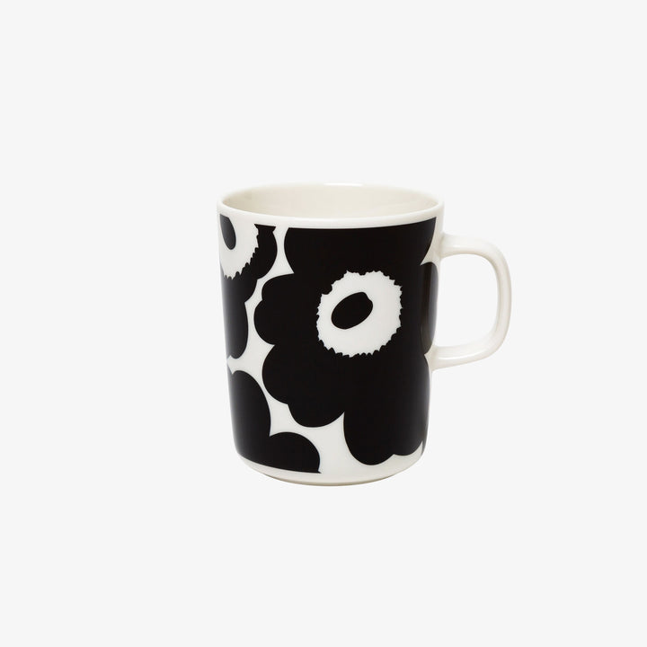 marimekko unikko muki 2,5 dl mustavalkoinen