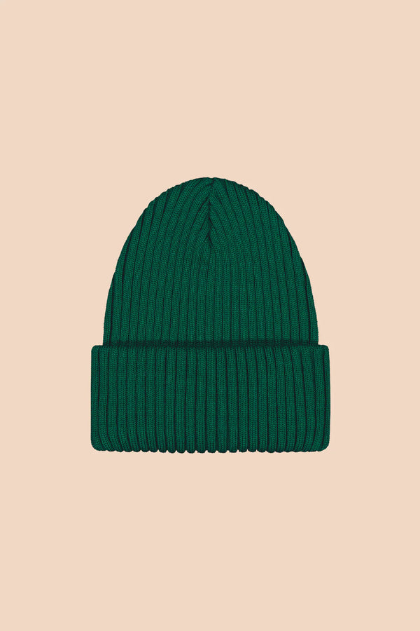 Kaiko Rib Beanie, Dark Green