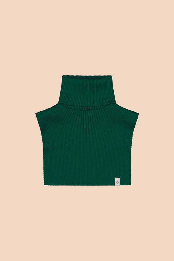Kaiko Rib Neck Warmer, Dark Green