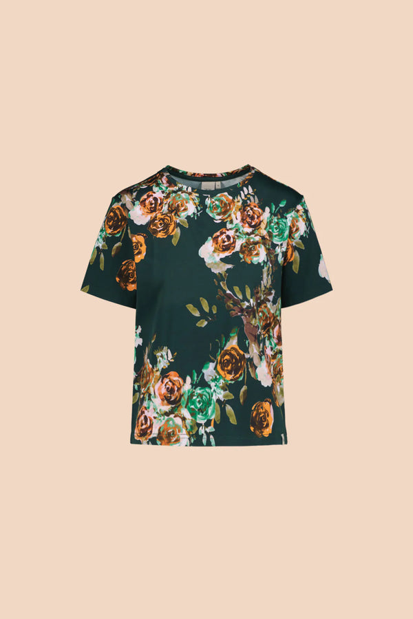 Kaiko T-Shirt, Rose Yard Green