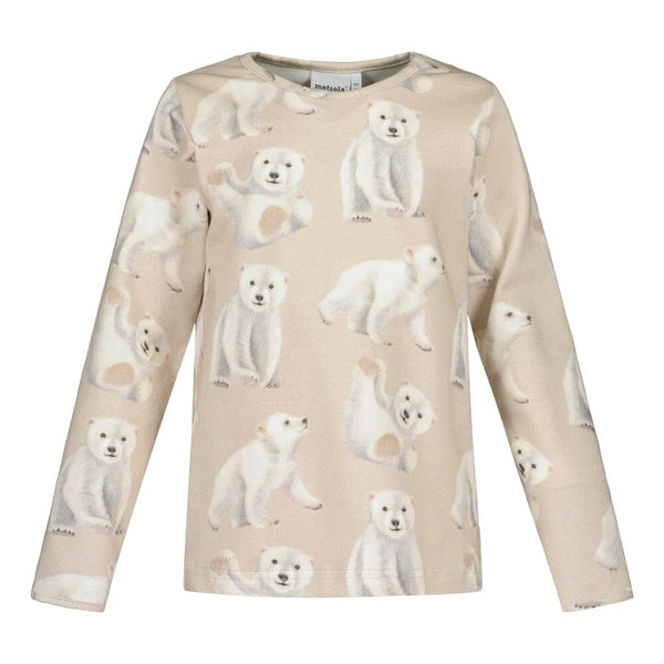 Metsola POLAR BEARS SHIRT LS SAND