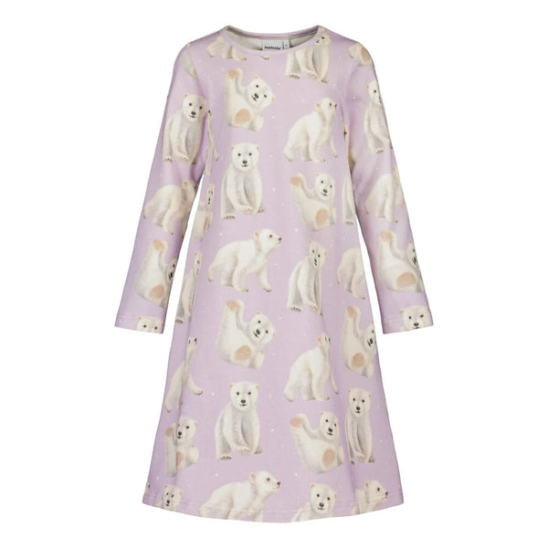 Metsola Polar Bears Night dress Icy Lilac